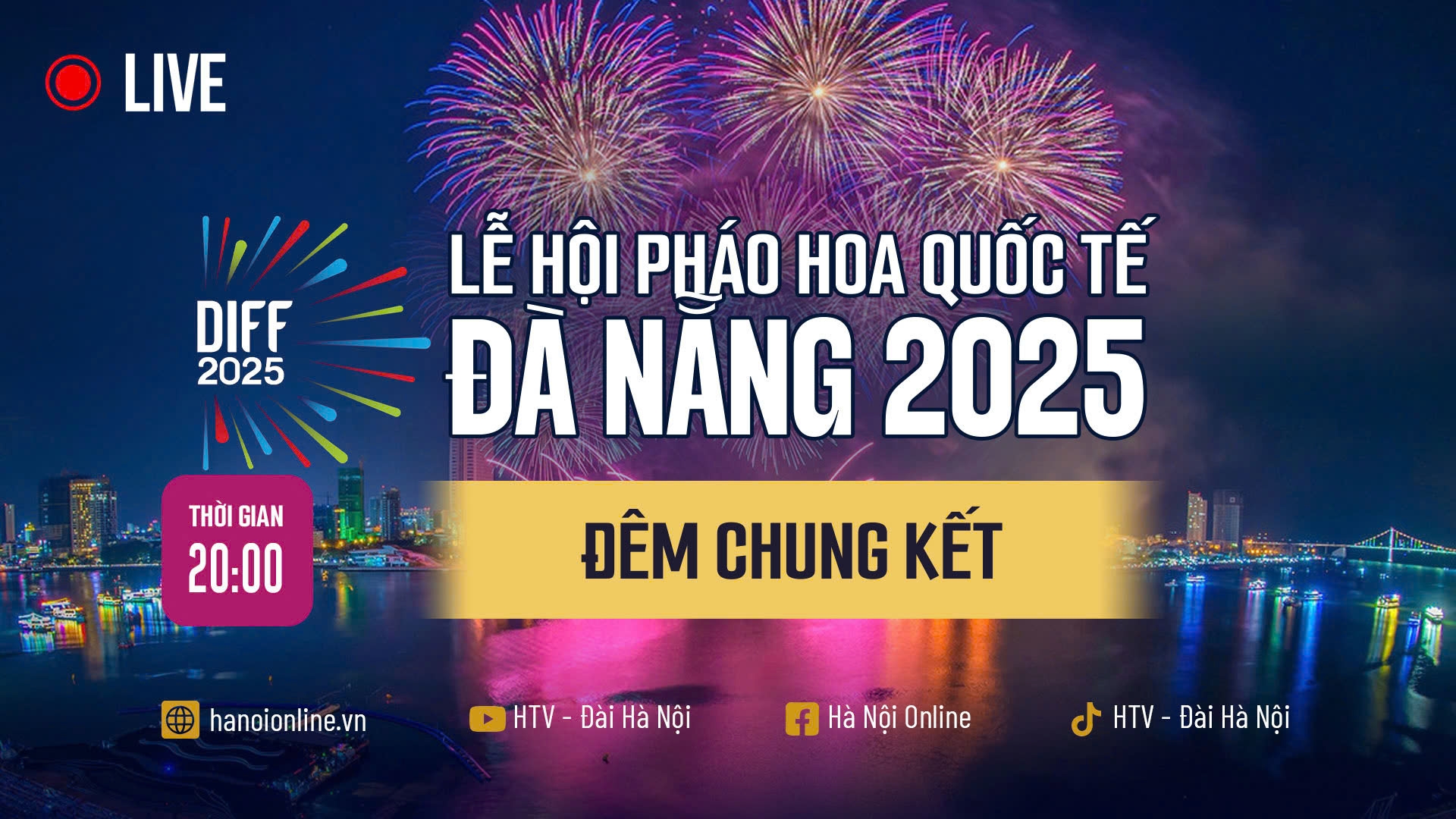 Chung kết Pháo hoa Quốc tế Đà Nẵng: Việt Nam và Trung Quốc