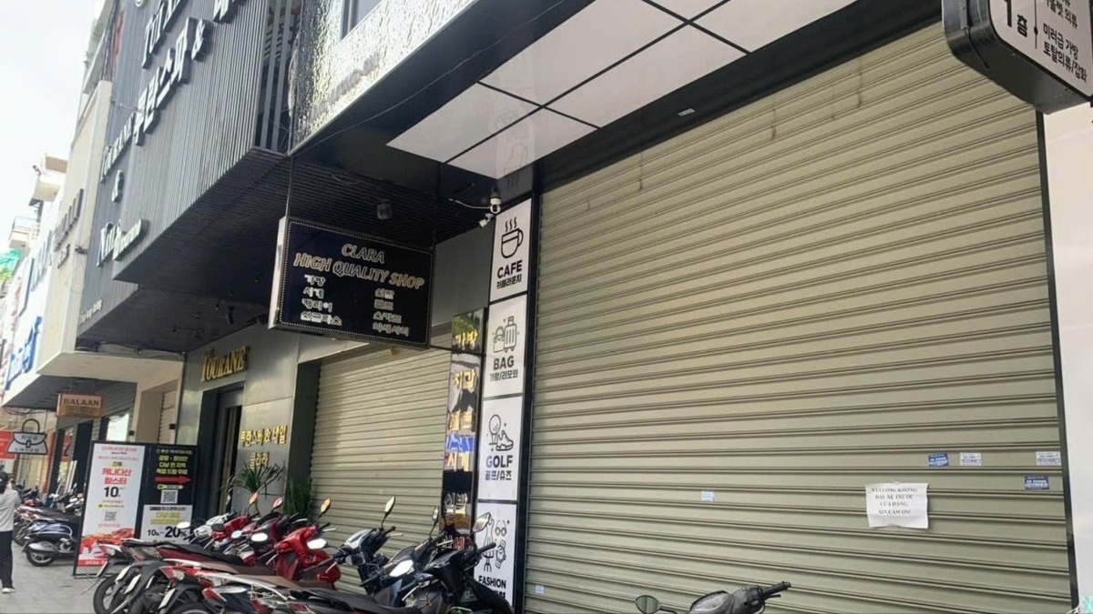 Loạt cửa hàng hiệu ở Đà Nẵng đóng cửa bất thường