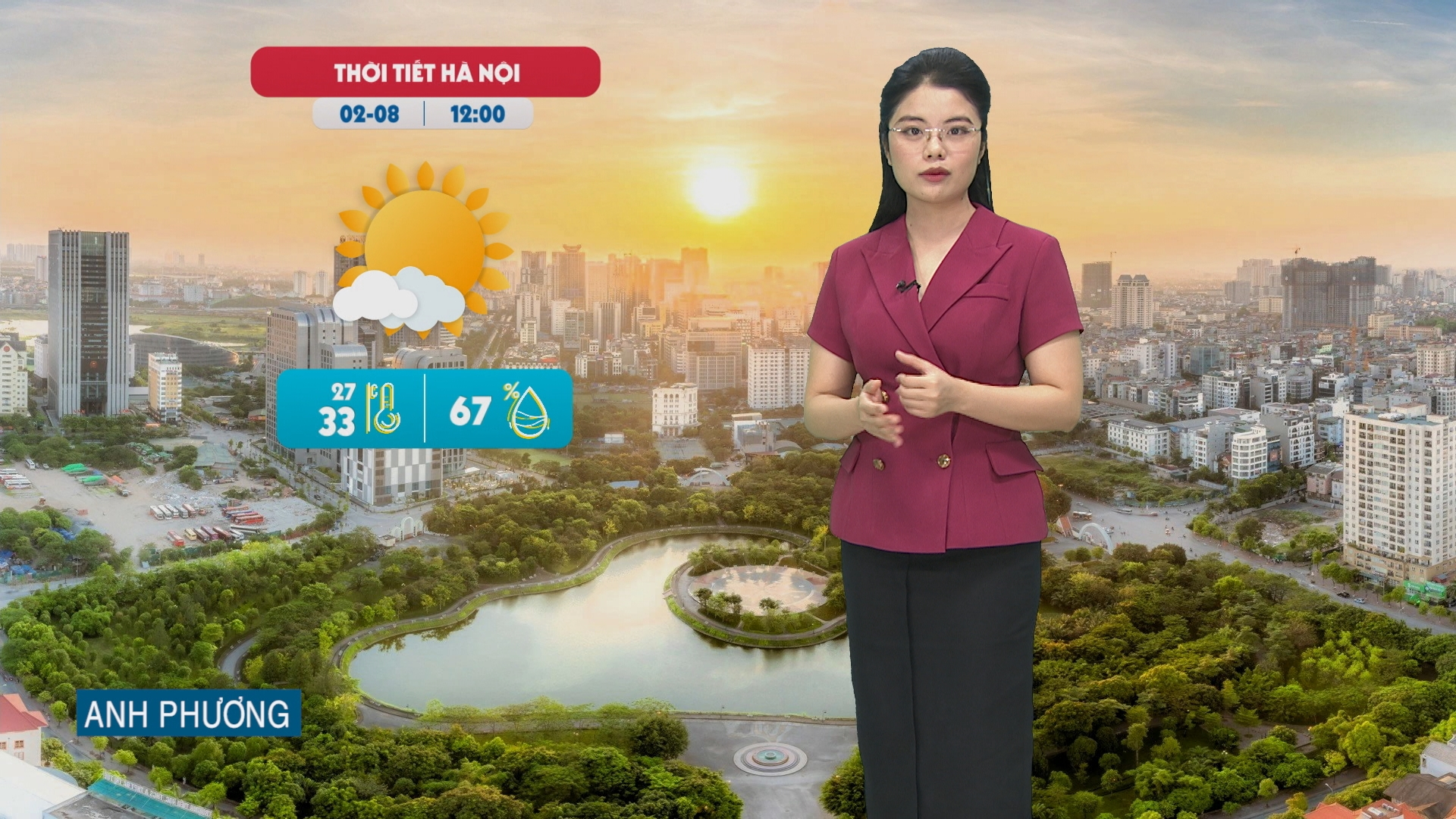 Dự báo thời tiết trưa | 02/08/2025