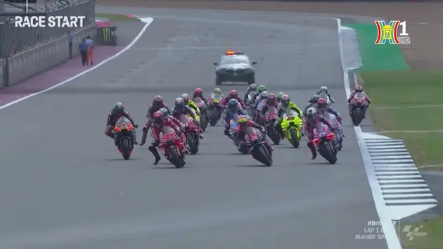 Francesco Bagnaia thất bại ở cuộc đua nước rút MotoGP Anh