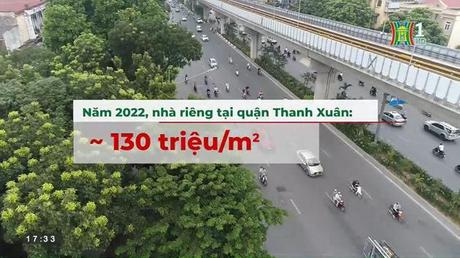 Nhà mặt phố Quận Thanh Xuân chạm mốc 550 triệu/m2