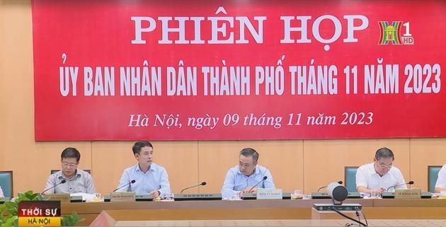 UBND thành phố Hà Nội họp thường kỳ tháng 11 