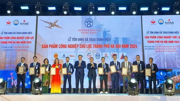 Lễ công bố và tôn vinh sản phẩm chủ lực thành phố năm 2024