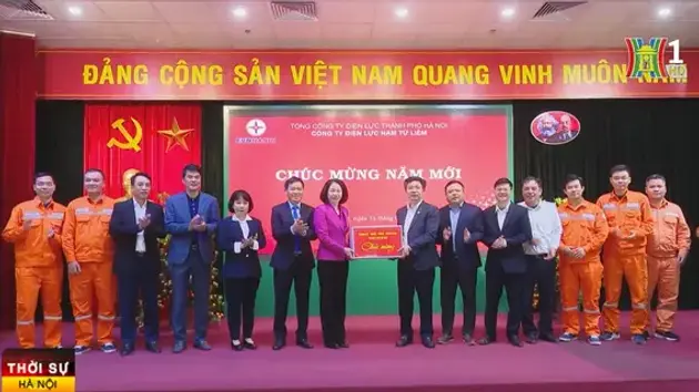 Lãnh đạo thành phố chúc Tết Điện lực Nam Từ Liêm