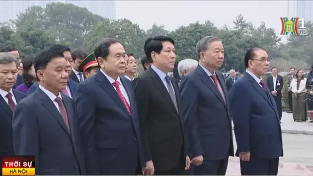Lãnh đạo Đảng, Nhà nước dâng hương tại nghĩa trang Mai Dịch