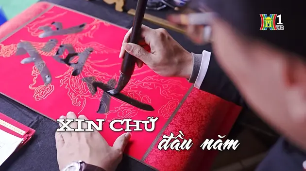 Xin chữ đầu năm | Nhịp sống Hà Nội | 04/02/2025