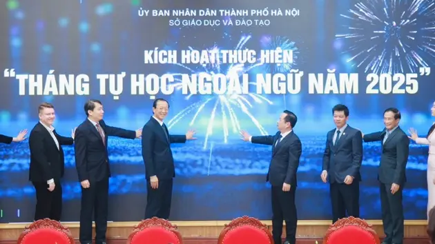 Hà Nội kích hoạt tháng tự học ngoại ngữ | Giáo duc và Đào tạo | 23/02/2025